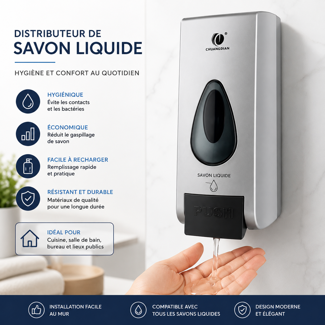 Distributeur de Savon Liquide Manuel – Image 3